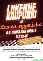 Lasten Liikennekaupunki ja syysrieha su 6.9 klo 13-15